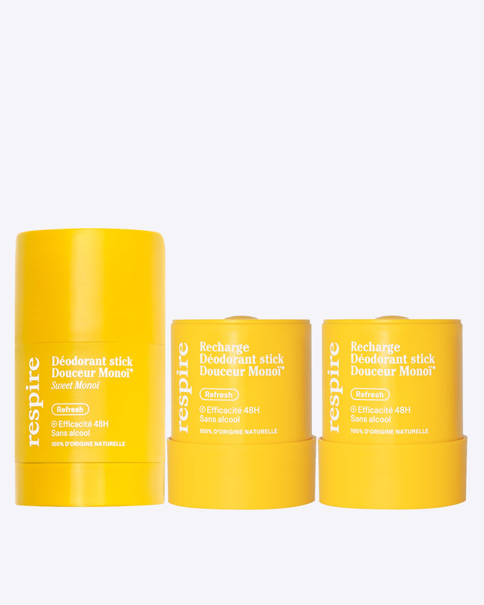 Kit Découverte Déodorant stick Douceur Monoï